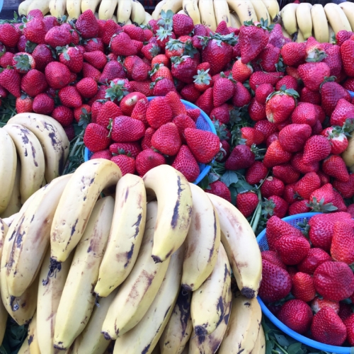 Obst auf dem Markt in marrakech